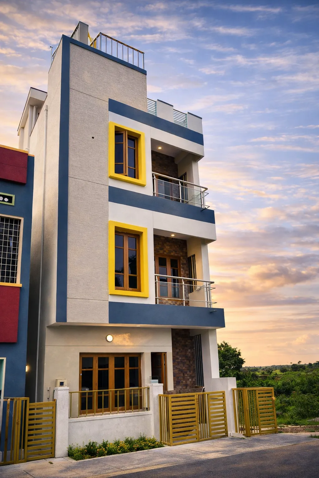 RP Builders 30×40 Triplex Home Project Mysore Karnataka