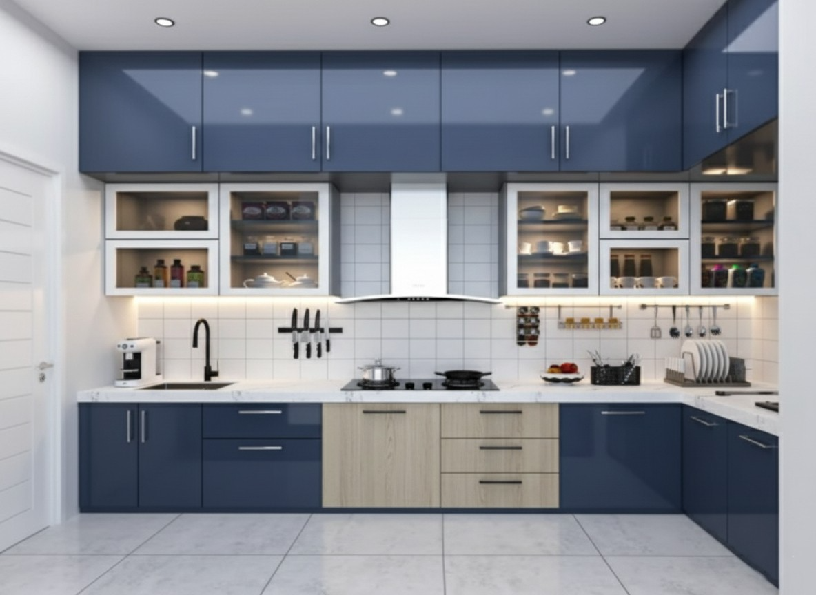 RP Builders Modern Kitchen Design Mysore Karnataka